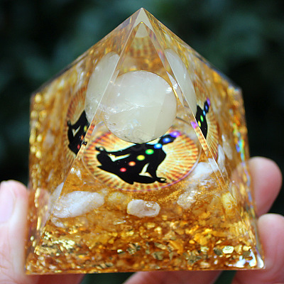 Orgonite Pyramid Resin Energy Generators PW-WG60468-01-1