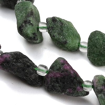 Natural Ruby in Zoisite Beads Strands GG-CBA0B77-A14-03-1