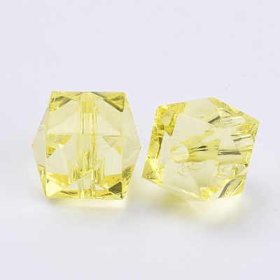 Transparent Acrylic Beads X-TACR-Q259-10mm-V21-1