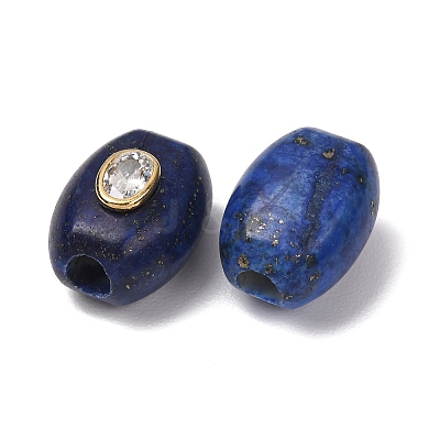Dyed Natural Lapis Lazuli European Beads GG-CBA9389-01G-1