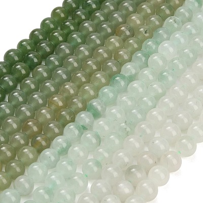 Natural Green Aventurine Beads Strands GG-CBA7BB7-A03-8mm-1