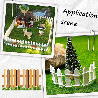 1Pc Wood Mini Fences AJEW-SP0003-87-1