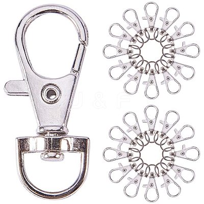 Alloy Swivel Lobster Claw Clasps IFIN-PH0023-09-1