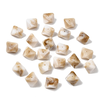Opaque Acrylic Beads OACR-D320-02F-1