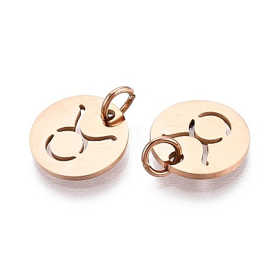 304 Stainless Steel Charms STAS-Q201-T445-2R-1