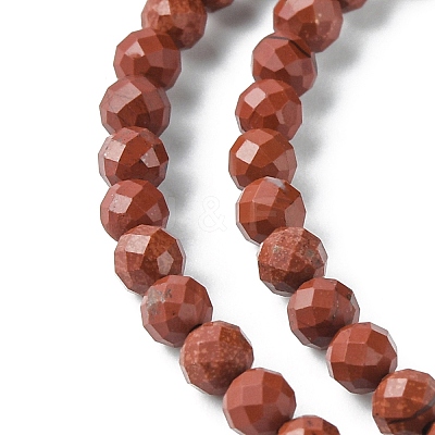 Natural Red Jasper Beads Strands G-F748-H01-03-1