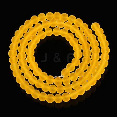 Transparent Glass Beads Strands LS-GLAA-T032-T4mm-MD11-1