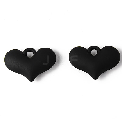 Rubberized Style Acrylic Pendants X-OACR-N011-012B-1