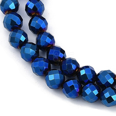 Electroplated Synthetic Non-magnetic Hematite Beads Strands G-H072-B01-01E-1
