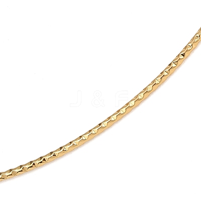 1.5MM Textured 304 Stainless Steel Necklace Making STAS-P444-02G-1