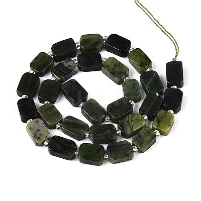 Natural Canadian Jade Beads Strands G-T138-26A-07-1