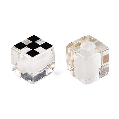 Transparent Resin European Beads RESI-N022-10A-B01-1