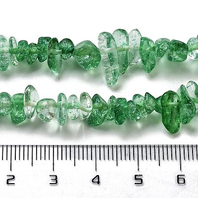 Transparent Crackle Glass Beads Strands GLAA-U004-01C-1