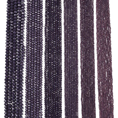 Opaque Solid Color Imitation Jade Glass Beads Strands EGLA-A044-P6mm-D11-1