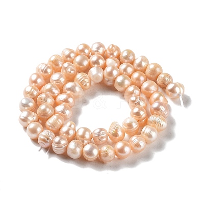 Natural Cultured Freshwater Pearl Beads Strands PEAR-E018-76-1
