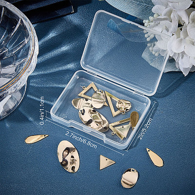 48Pcs 6 Style Brass Pendants KK-BBC0003-26-1