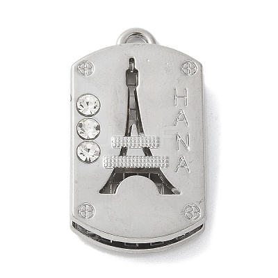 Alloy Rhinestone Pendants PALLOY-D290-24P-03-1