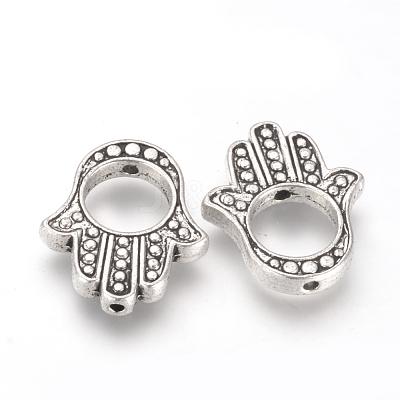 Tibetan Style Alloy Bead Frames TIBE-Q070-120AS-RS-1