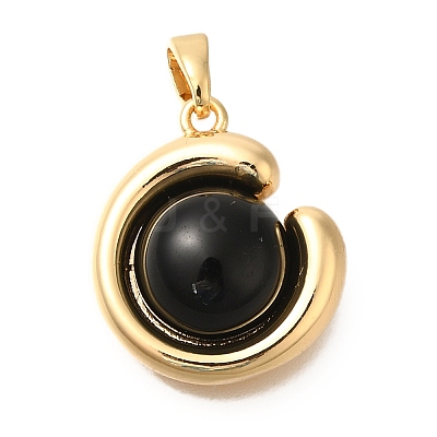 Brass Pendants KK-K388-40G-1
