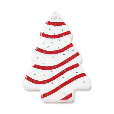 Christmas Themed Acrylic Pendants MACR-P039-05A-1