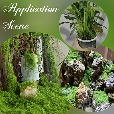 150g Artificial Moss Rocks DJEW-SP0001-22B-1