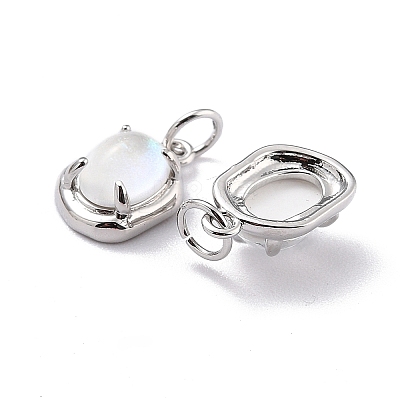 Eco-Friendly Brass Charms KK-H762-03P-1