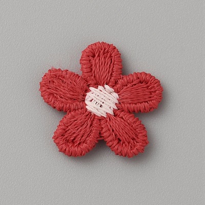 Two Tone Polyester Knitted Ornament Accessories DIY-WH0308-417A-1