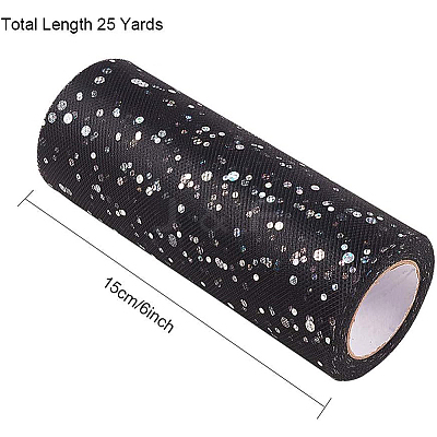 Glitter Sequin Deco Mesh Ribbons OCOR-BC0008-40-1
