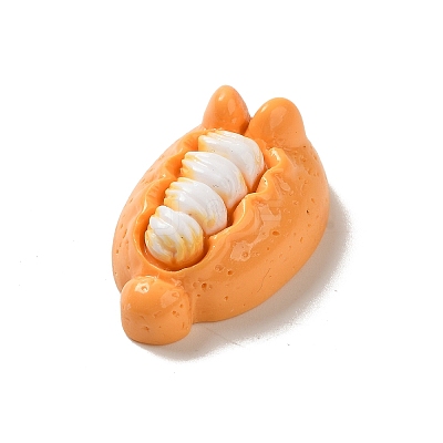 Opaque Resin Imitation Food Decoden Cabochons X-CRES-A058-01G-1