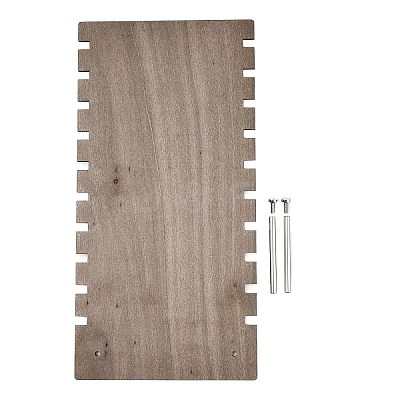 10-Slot L-Shape MDF & Iron Pendant Necklace Jewely Display Stands NDIS-G008-03B-1