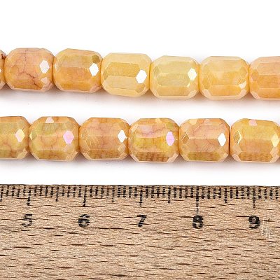 Anti-Tarnish Electroplate Glass Beads Strands EGLA-N027-03A-09-1