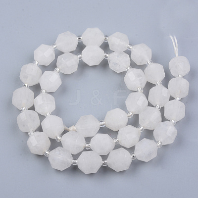 Natural White Jade Beads Strands G-R482-33B-10MM-1
