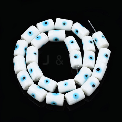 Handmade Evil Eye Lampwork Beads LAMP-N029-013I-1