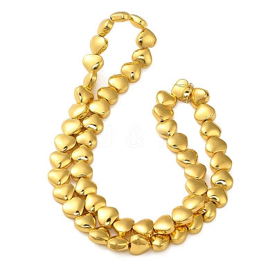 Electroplate Glass Beads Strands EGLA-H109-12F-02-1