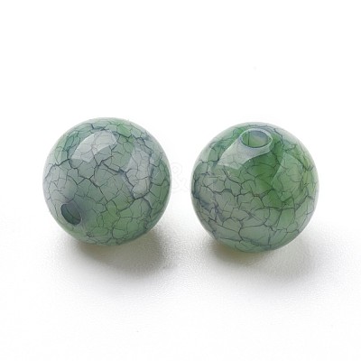Crackle Acrylic Beads MACR-E025-20A-8mm-1