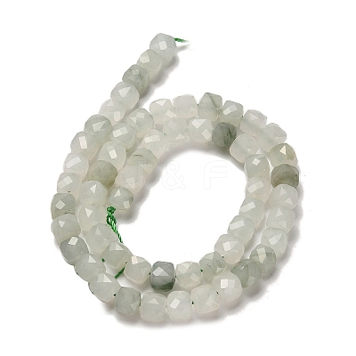 Natural Tianshan Cui Quartzite Beads Strands G-H078-C12-01-1