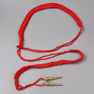 Polyester Guard Lanyard Shoulder Cord AJEW-WH0481-541A-1