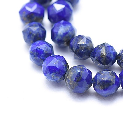 Natural Lapis Lazuli Beads Strands G-I249-B11-03-1