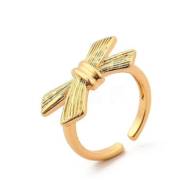 Brass Adjustable Cuff Open Rings for Women RJEW-Z097-03G-02-1