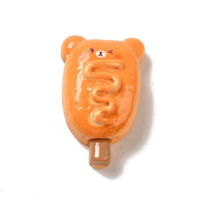 Opaque Resin Imitation Food Decoden Cabochons X-CRES-A058-01E-1
