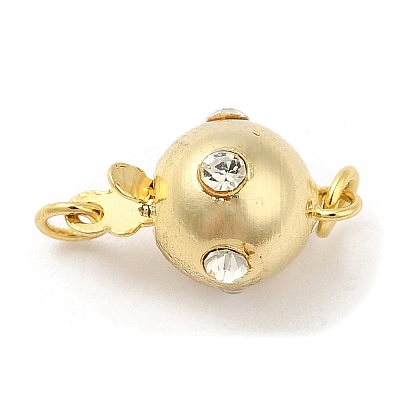 Rack Plating Brass Box Clasps KK-H447-02G-1