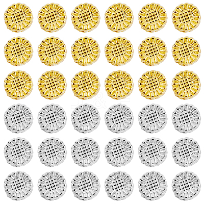 600Pcs 2 Colors Tibetan Style Alloy Beads FIND-DC0002-54-1