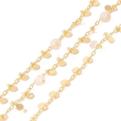Natural Quartz Crystal Column Beaded Chains CHC-K012-01G-12-1