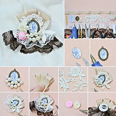 DIY Pendant Sets DIY-PH0010-06-WH-1