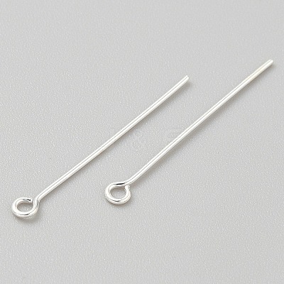 925 Sterling Silver Eye Pins STER-WH0019-25C-03-1