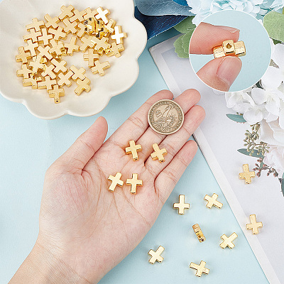 50Pcs Alloy Beads TIBEB-HY0001-07-1