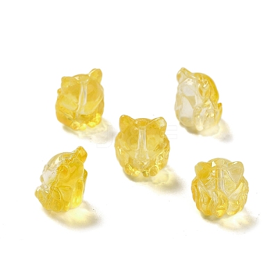 Transparent Glass Beads GLAA-D025-06I-1