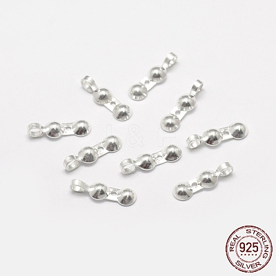 925 Sterling Silver Bead Tips STER-P032-16S-1