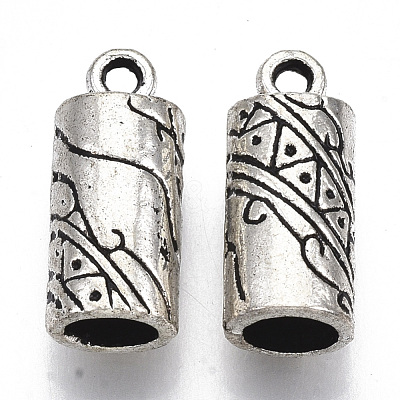 Tibetan Style Alloy Cord Ends TIBE-S320-148AS-LF-1