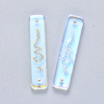 Transparent Glass Links connectors GLAA-S190-008C-01-1